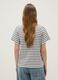 Multicolour striped pure cotton t-shirt regular fit_3