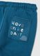 Children's blue cotton trousers regular fit_3