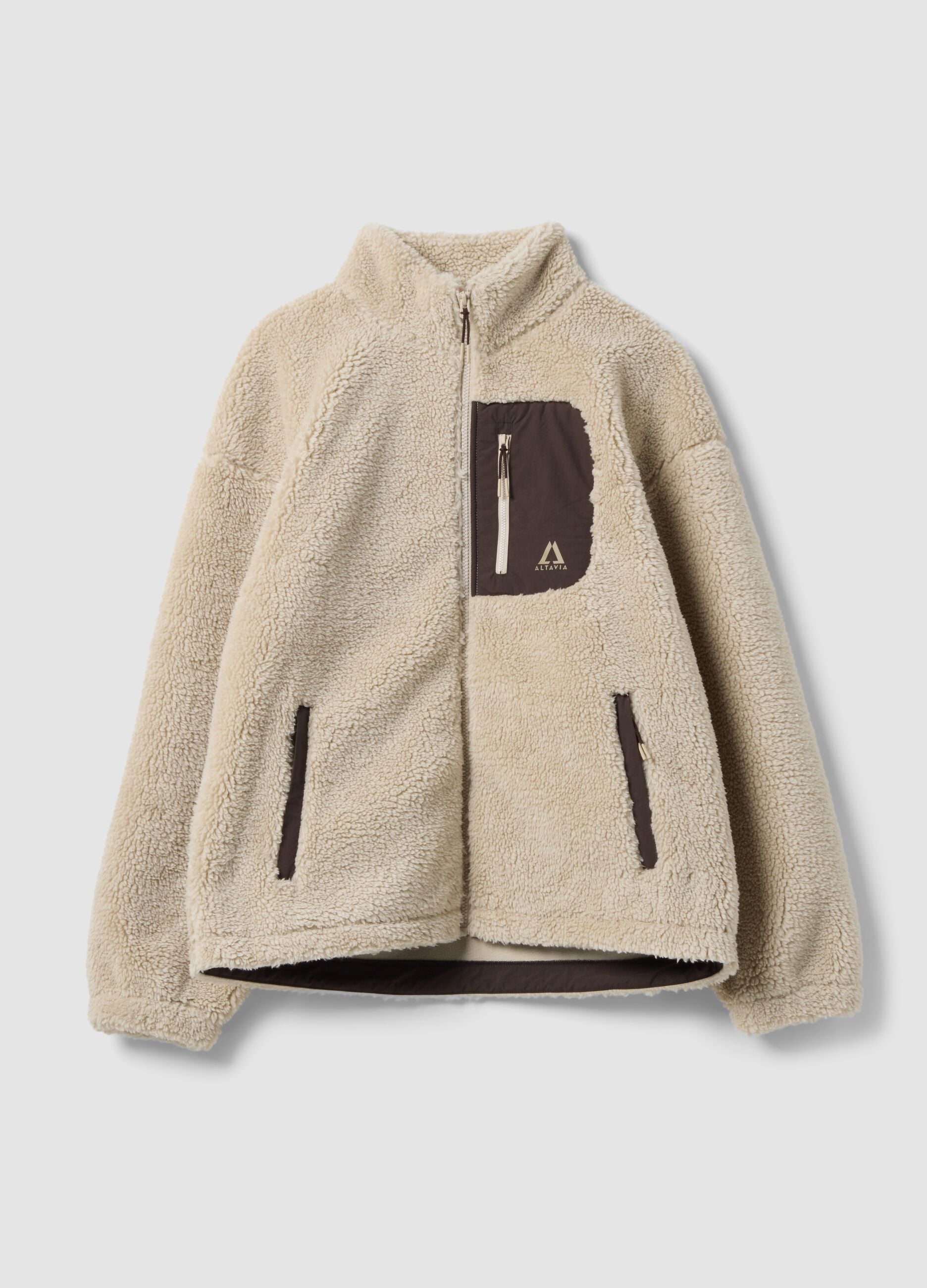 Giacca Sherpa Full Zip ALTAVIA WITH DEBORAH COMPAGNONI