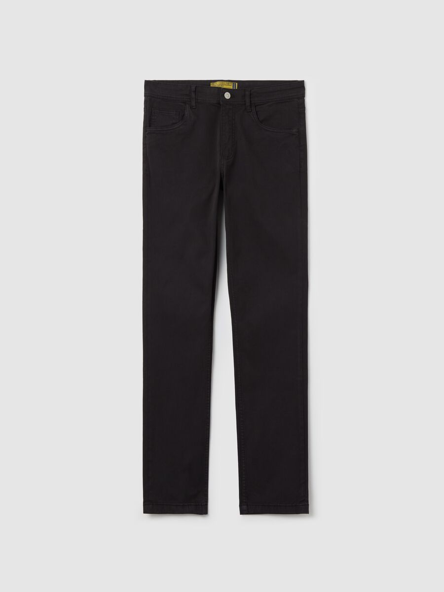 Skinny-fit trousers with five pockets_4