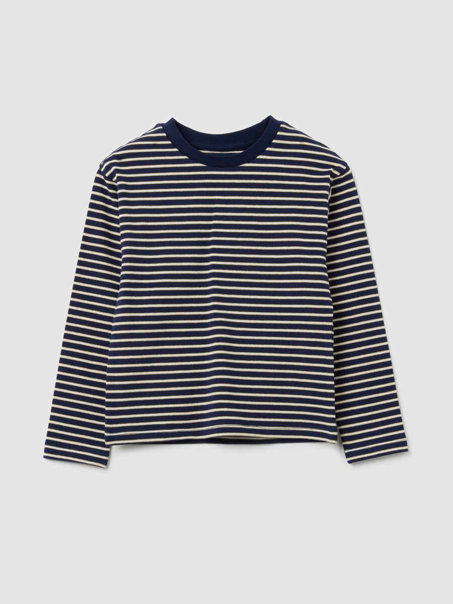 Maglia da ragazza in misto cotone multicolor regular fit_3