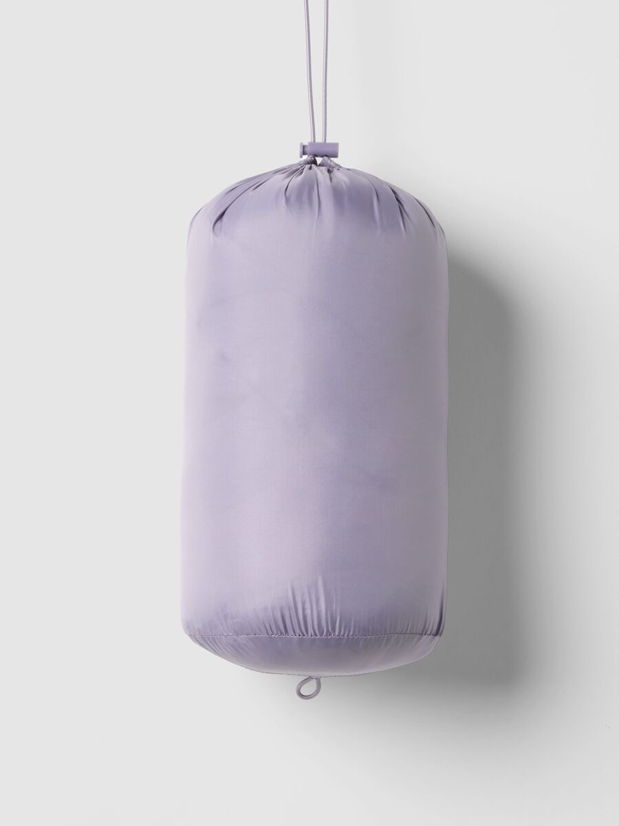 Giacca imbottita viola regular fit con cappuccio_5