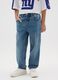 Boys' Comfort Fit Blue Denim Jeans_2