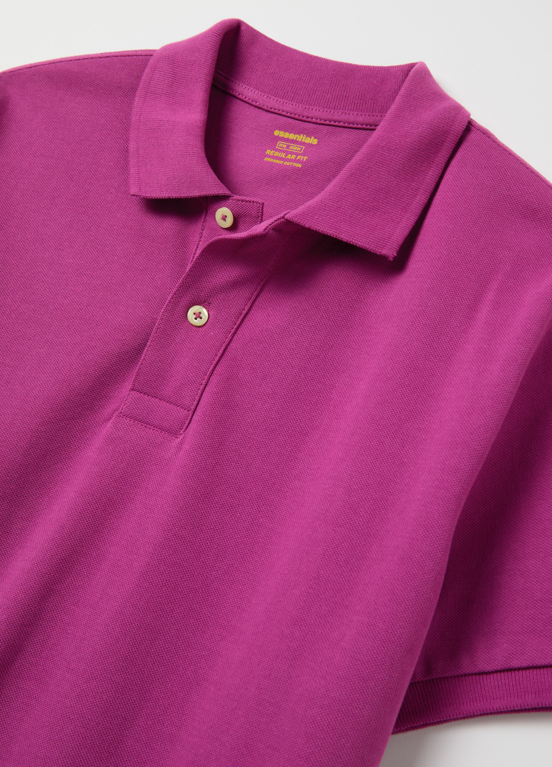 Organic cotton regular-fit polo shirt
