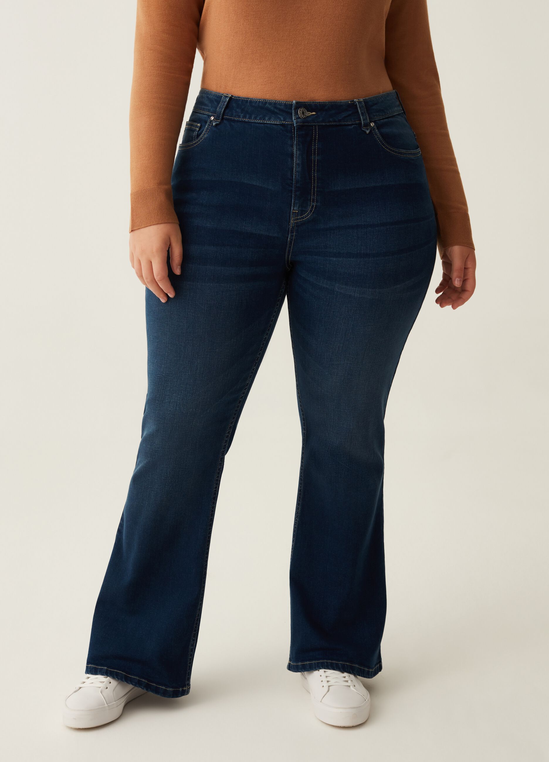 Jeans bell bottom stretch Curvy_1