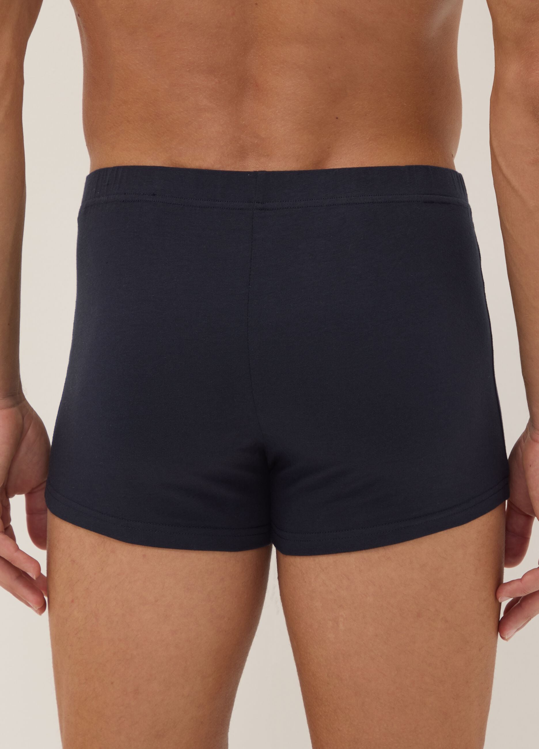 Blue organic cotton boxers