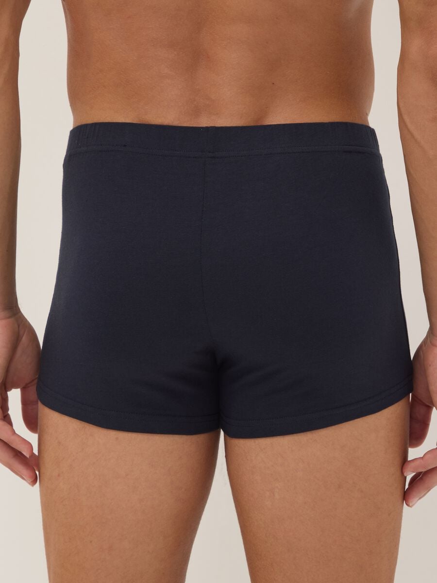Boxer blu in cotone organico_2