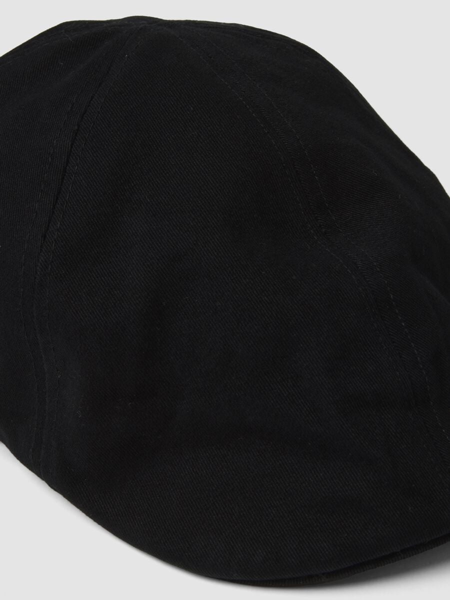 Coppola nera in puro cotone_1