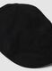 Black pure cotton flat cap_1