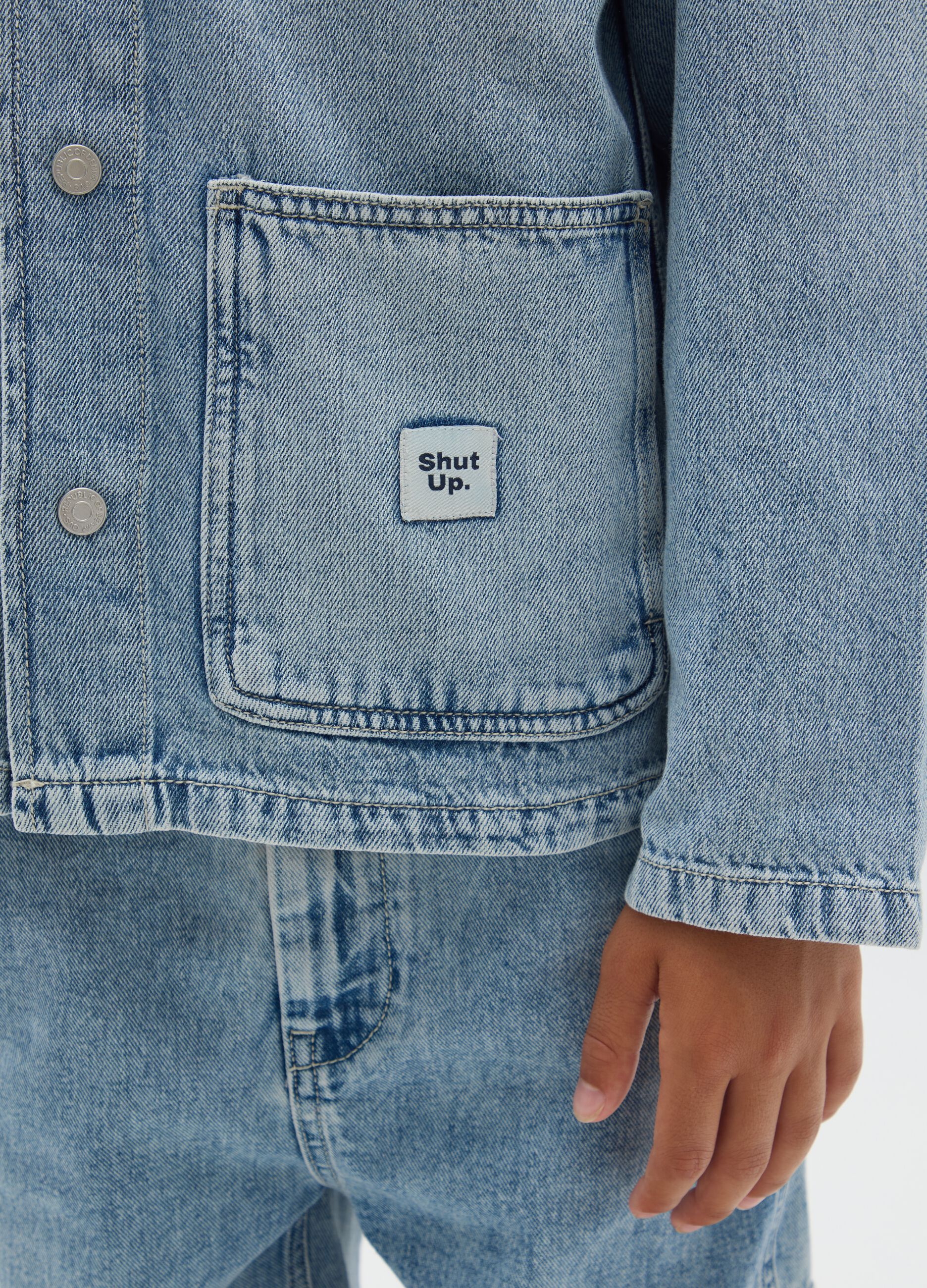Regular Fit Denim Jacket for Boys