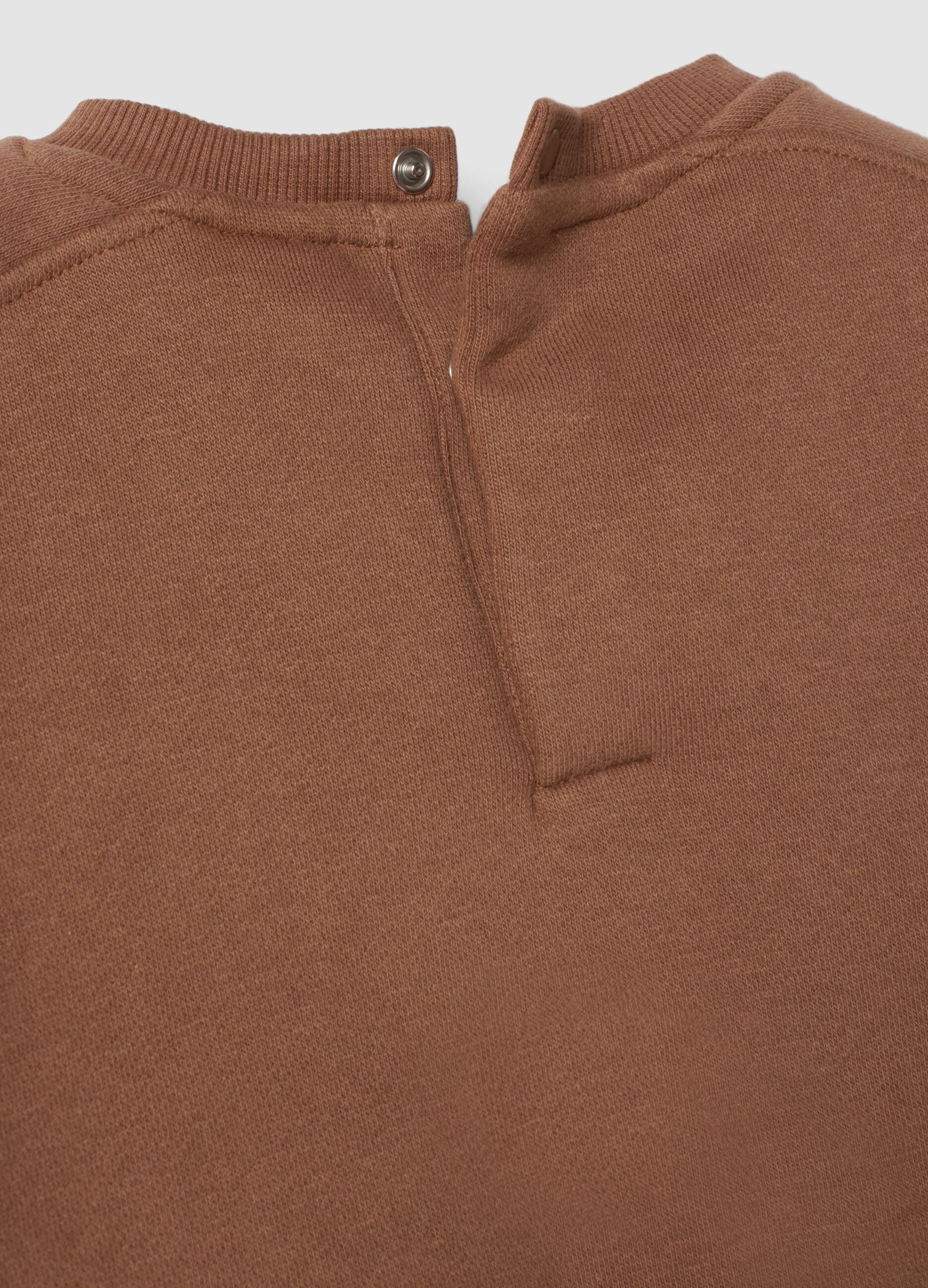 Brown organic cotton-blend Winnie the Pooh jogging set