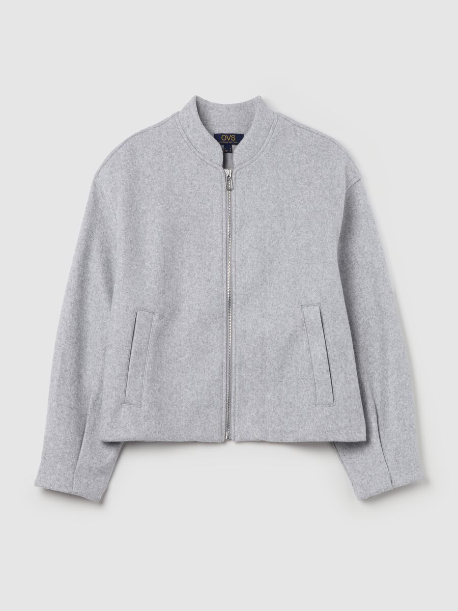 Boxy-fit bomber jacket in cloth_4