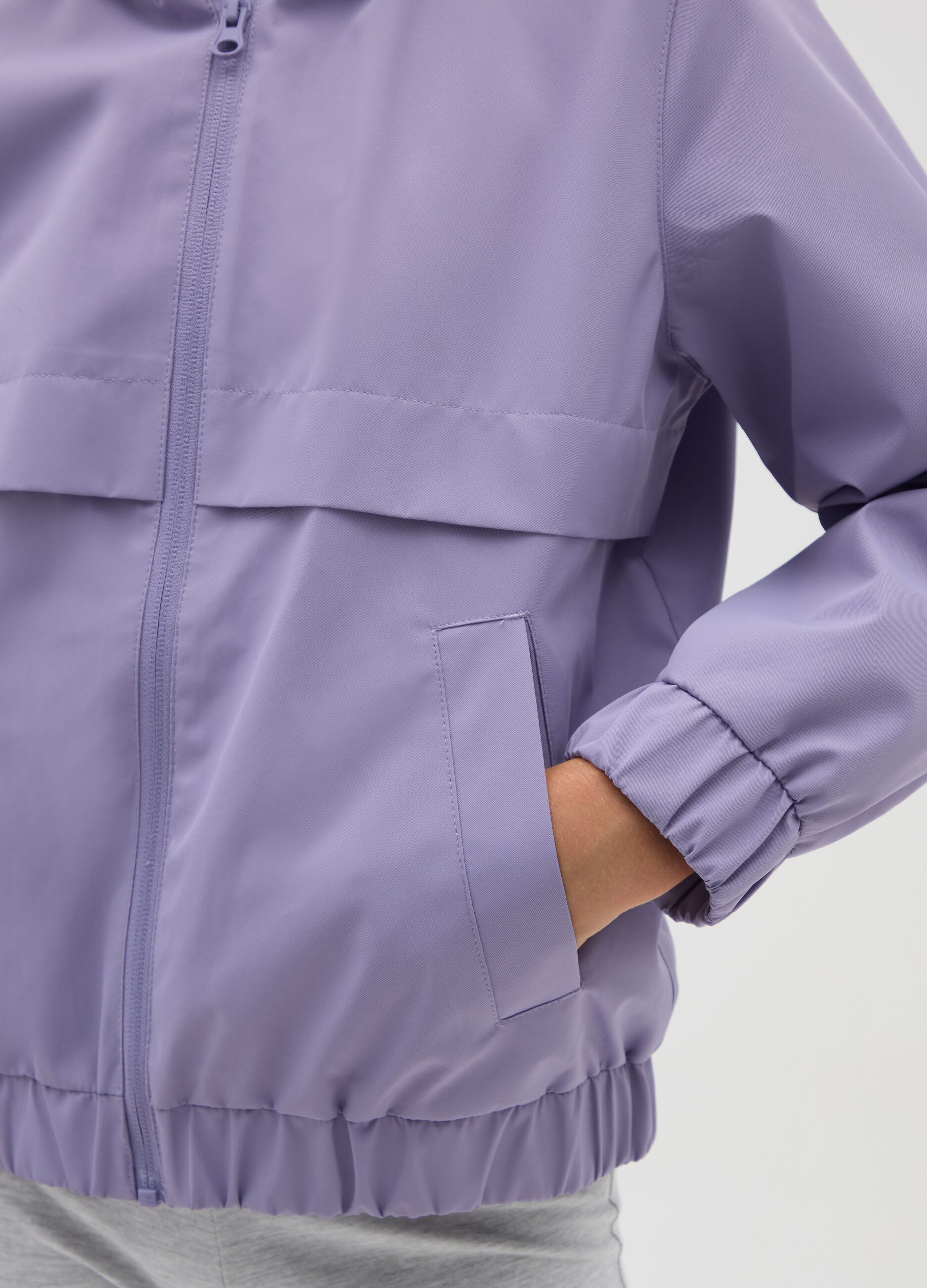 Girls' Purple Jacket in Regular Fit