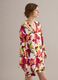 Multicolour viscose-linen blend shirt dress, regular fit_0