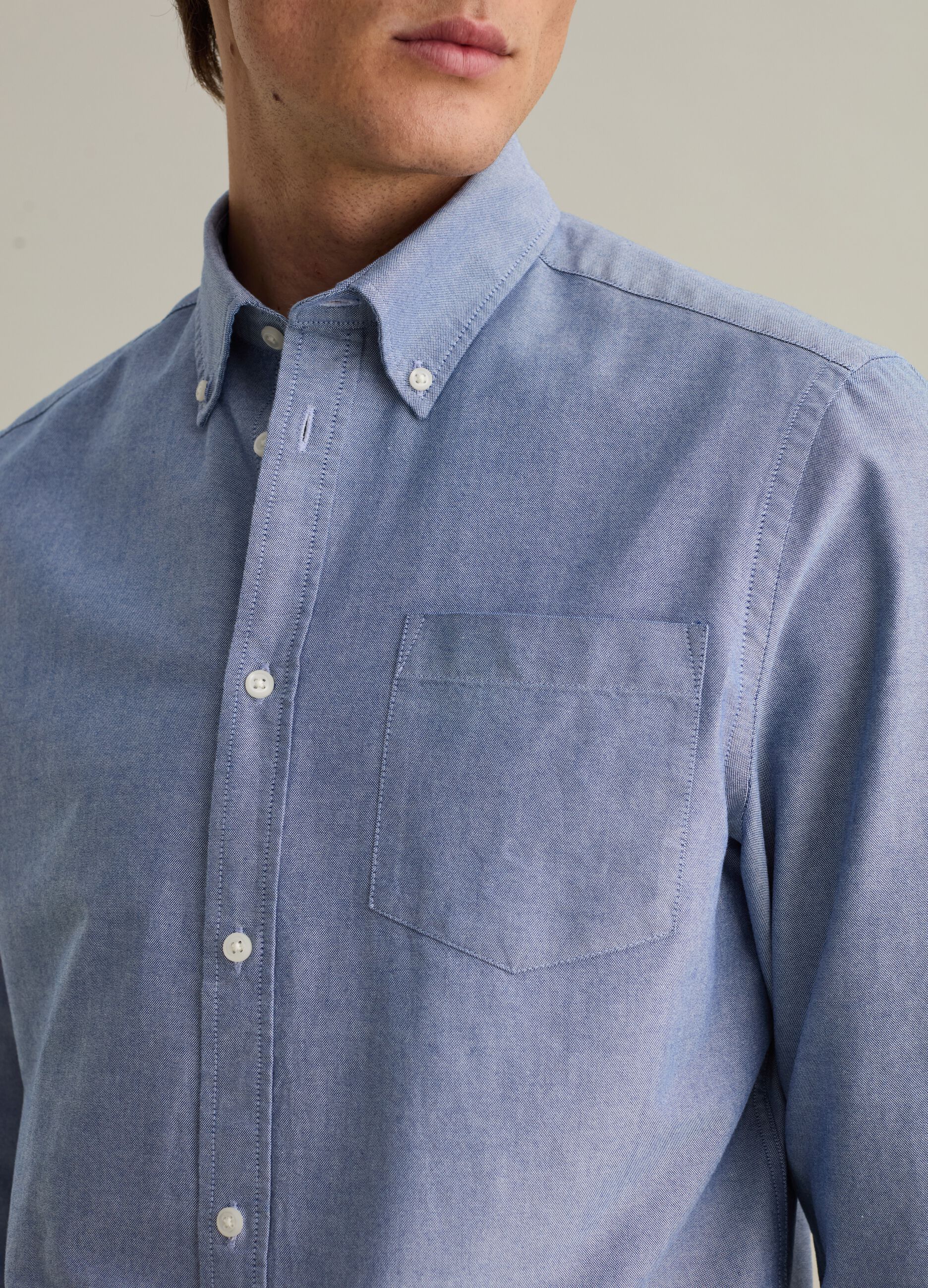 Camicia in cotone oxford button-down