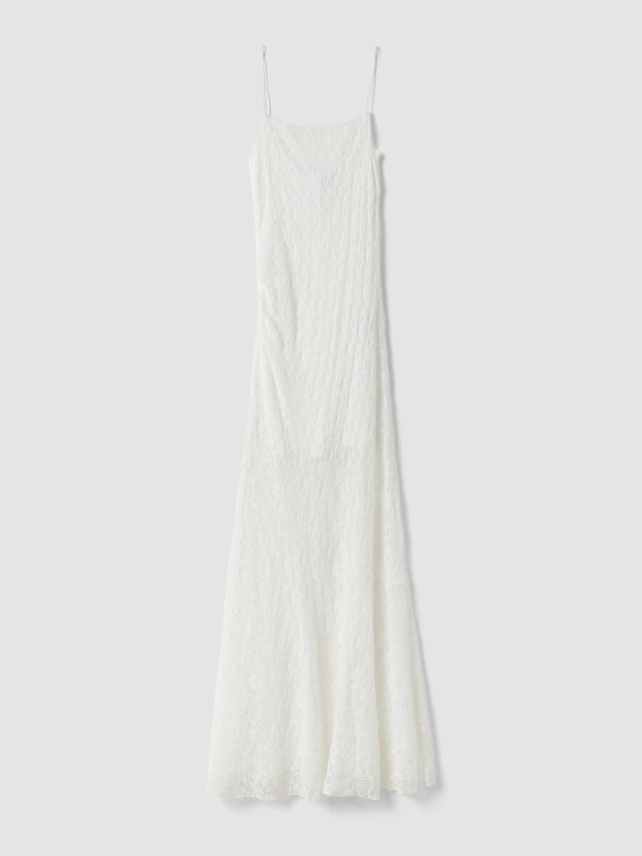 White midi dress in stretch fabric_4