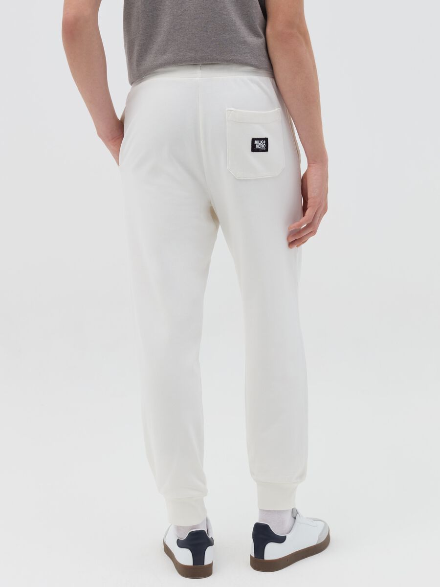 Fleece joggers with print_2