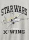 Grey cotton t-shirt with Star Wars print_2