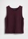Purple fibre blend vest_3