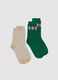 Two-pair pack socks in organic cotton with Christmas design_0