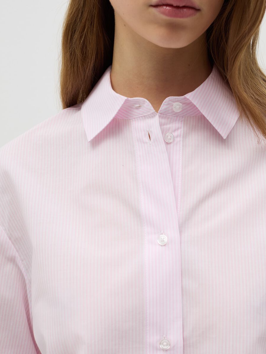 Cotton cropped shirt_3