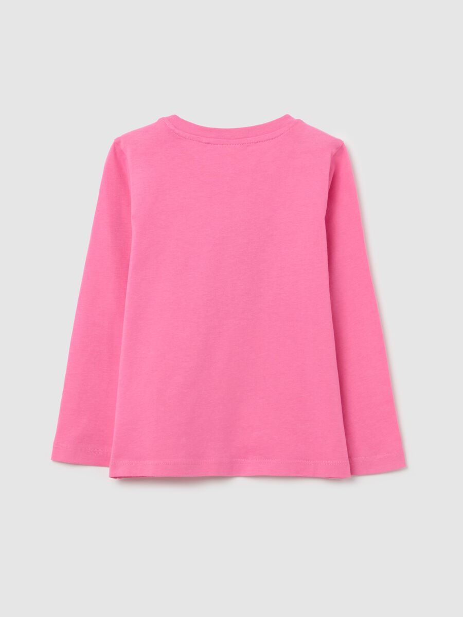 Long-sleeved T-shirt with "Lovely Bear” print_1