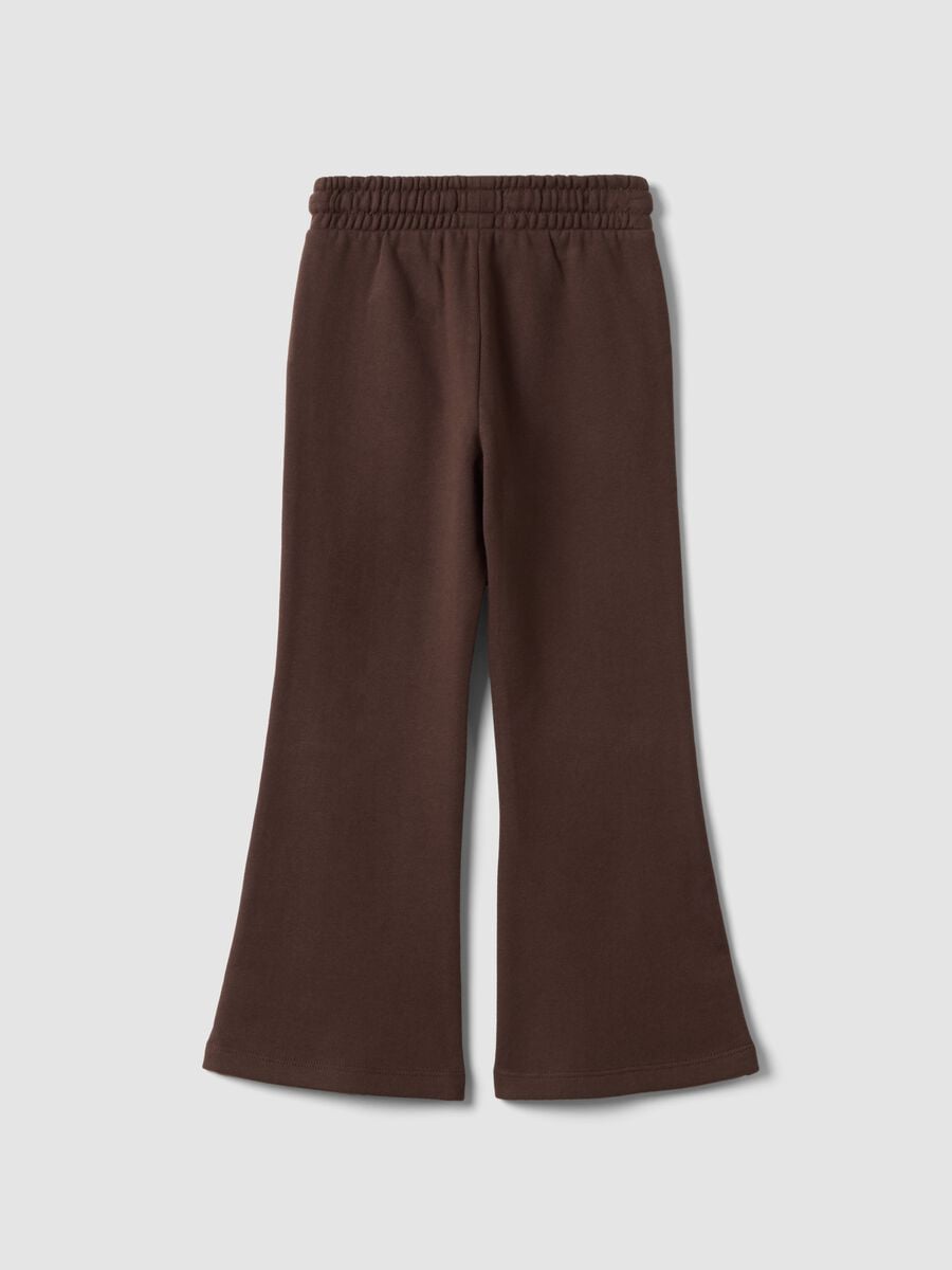 Pantaloni marroni in puro cotone organico_1