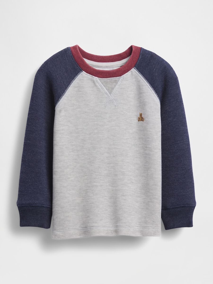 Grey Cotton Blend T-Shirt_0