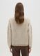 Beige sweater with high neck and contrasting edges_2