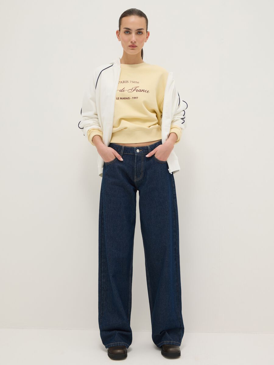 Pure Cotton Blue Boyfriend Fit Jeans_0