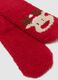Red Christmas Socks in Stretch Fabric_1