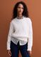 White crew-neck pure cotton cable-knit jumper, regular fit_2