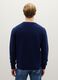 Blue pure wool jumper regular fit_2