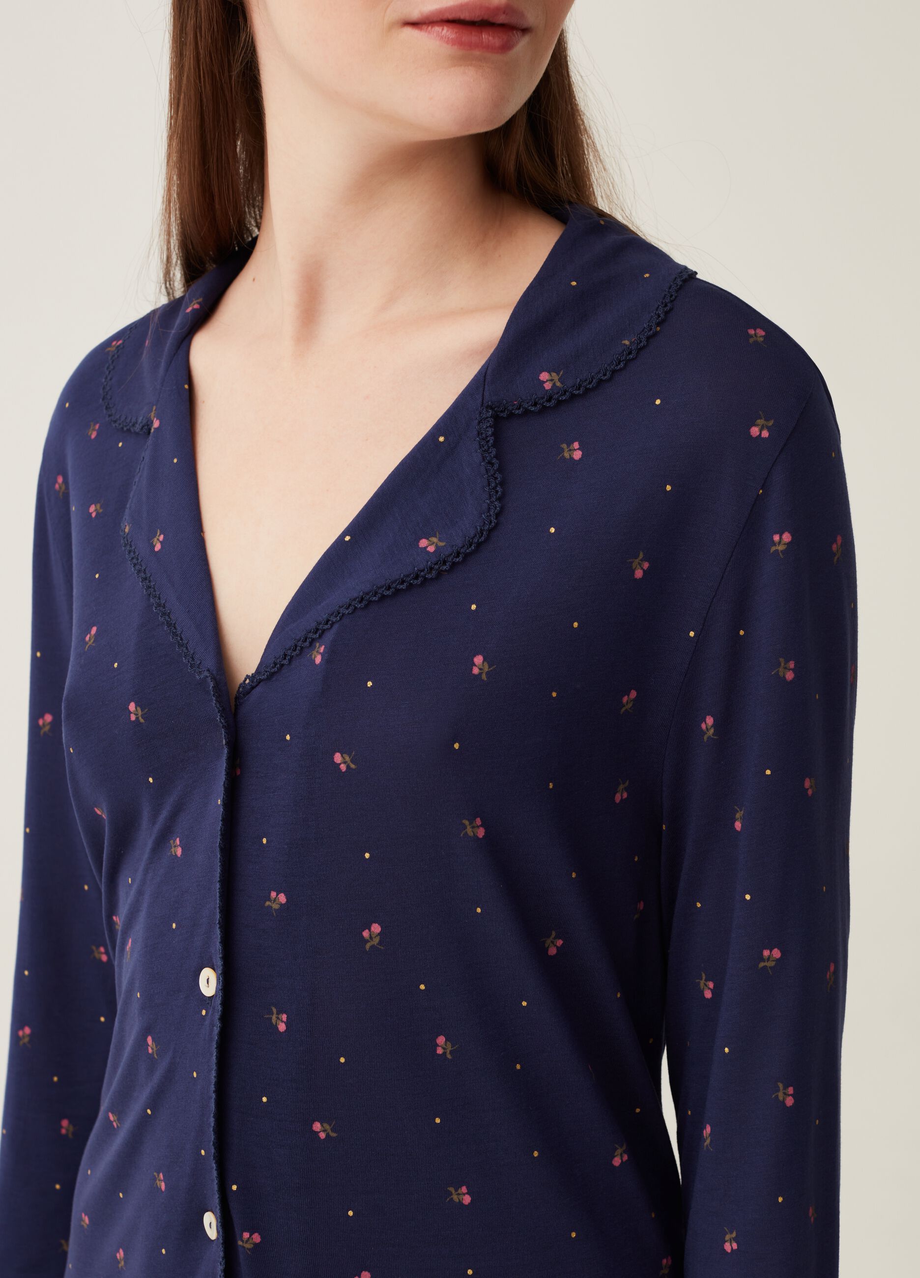 Camicia da notte in viscosa con fantasia_3
