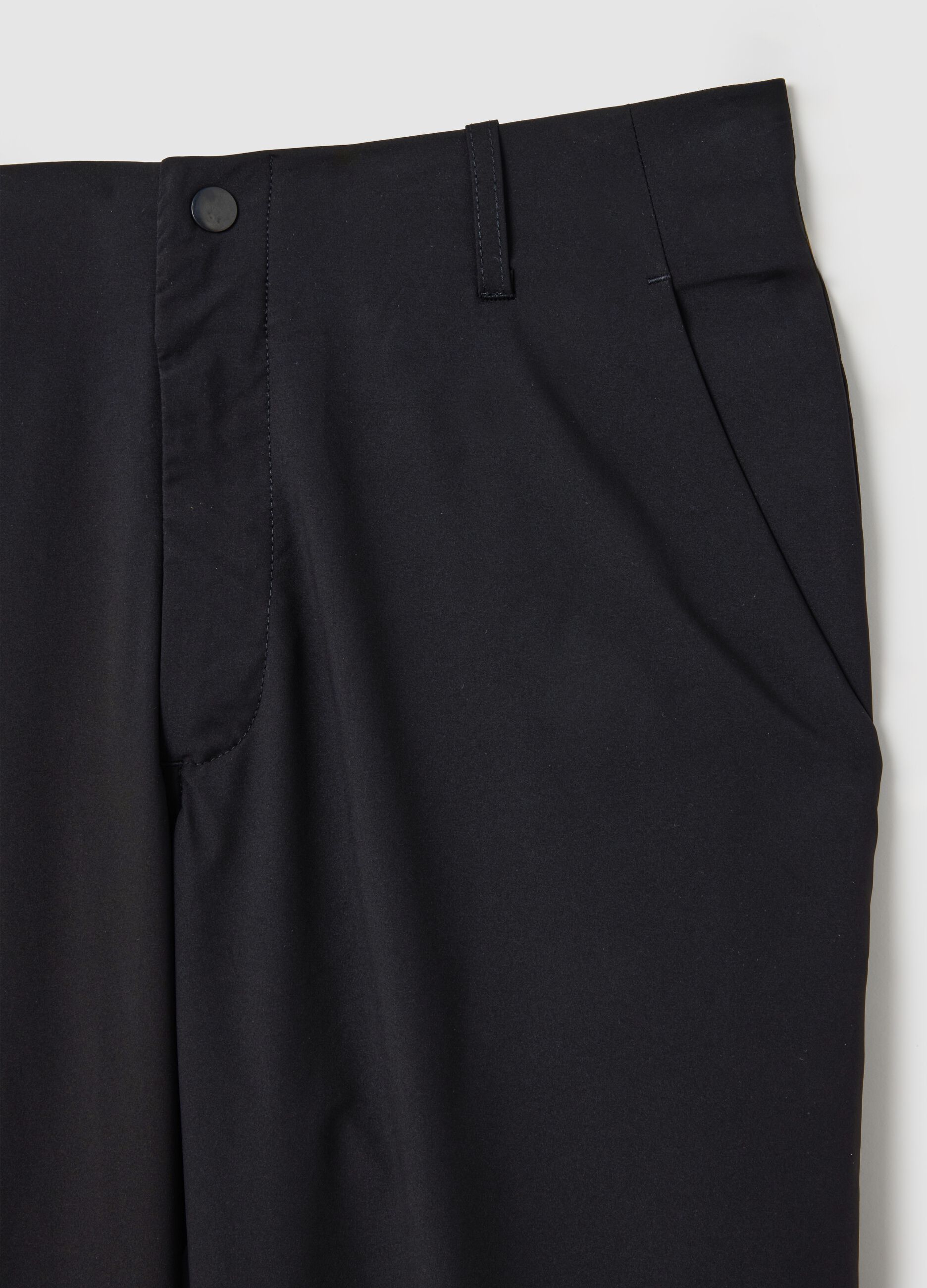 ALTAVIA STUDIO straight-leg technical fabric trousers