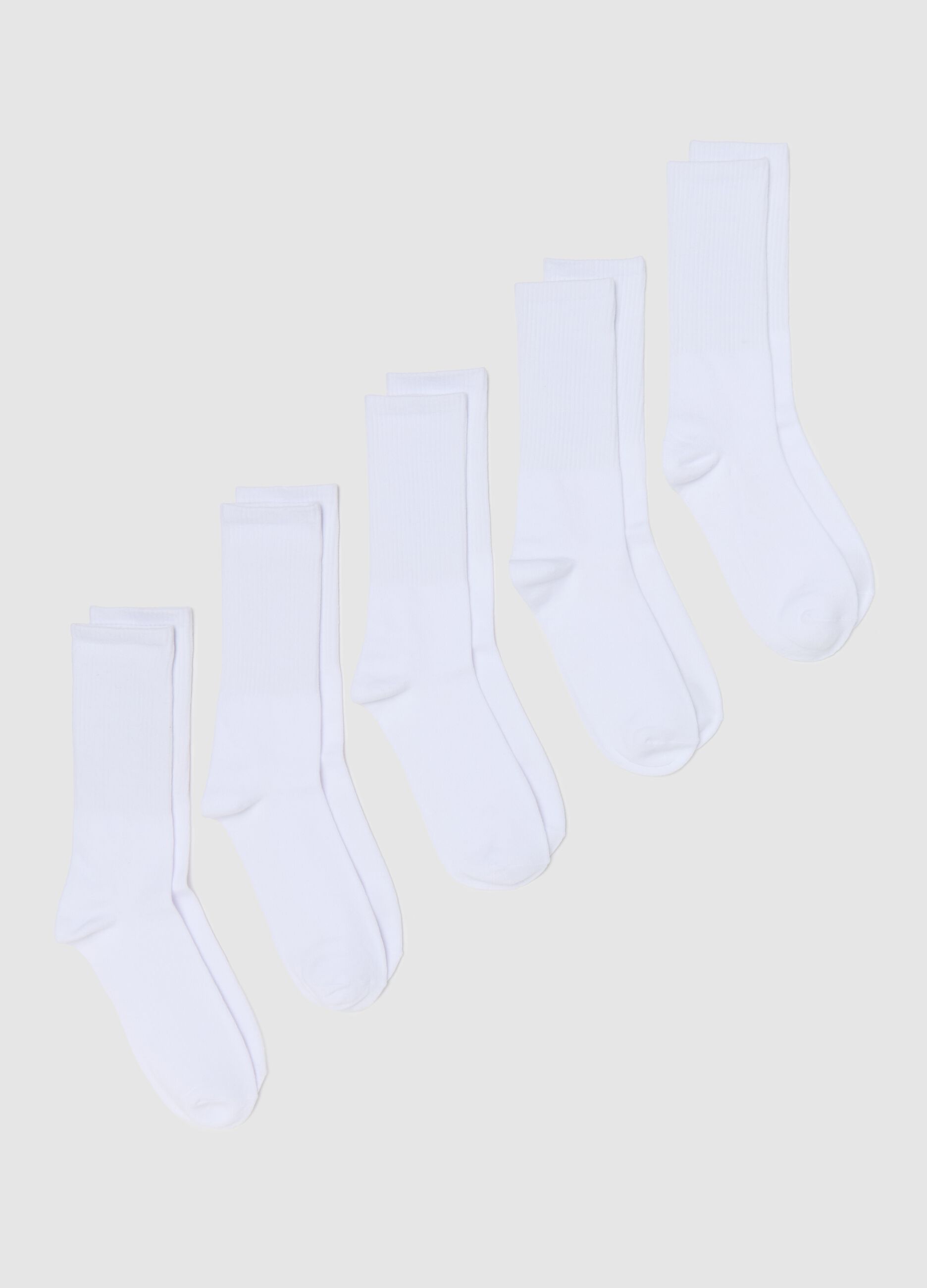 Three-pair pack midi tennis socks