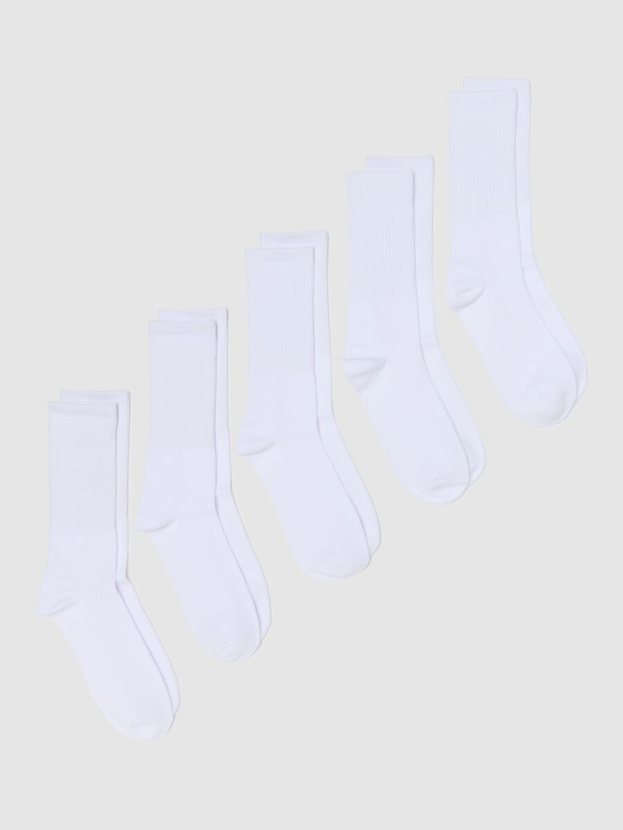 Three-pair pack midi tennis socks_0
