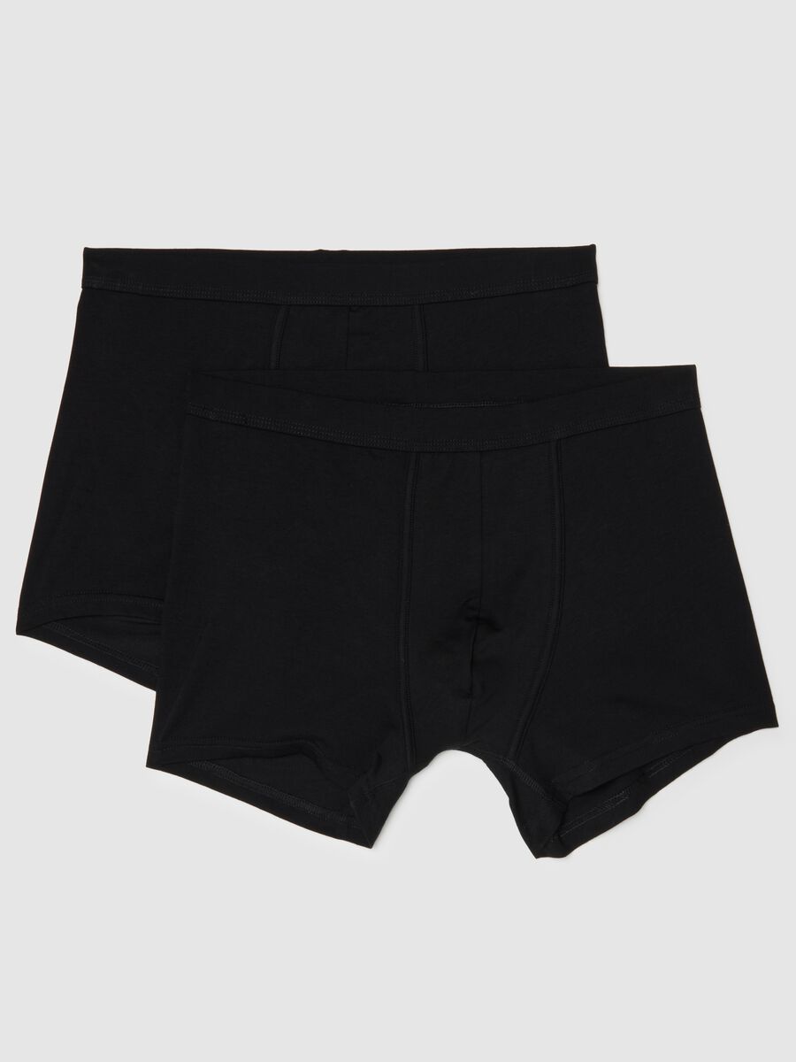 Two-pack black stretch cotton regular fit boxers_4