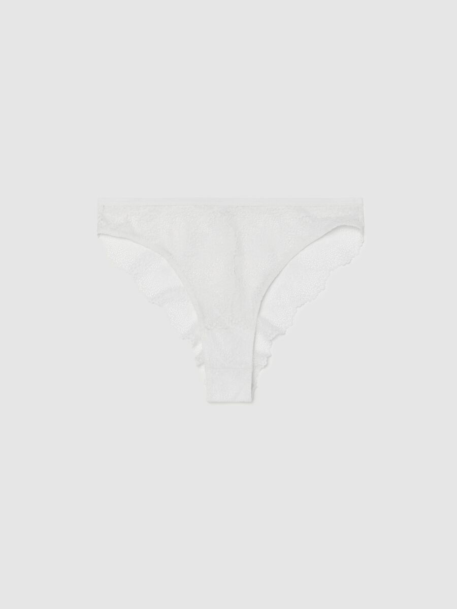 Lace thong with openwork design_0