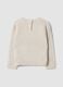 White regular-fit cable-knit stretch jumper_1