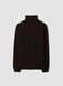 Brown pure lambswool roll-neck jumper_6