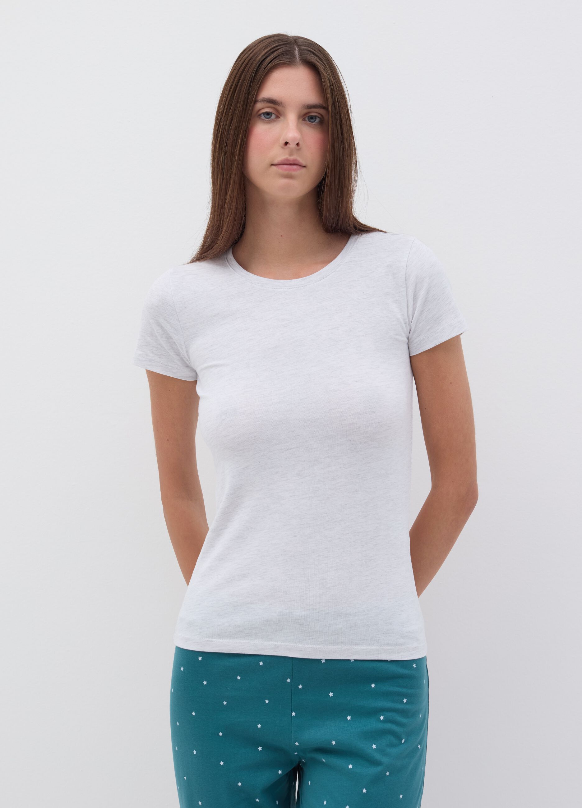 OVS T-shirt intima in cotone bio e viscosa