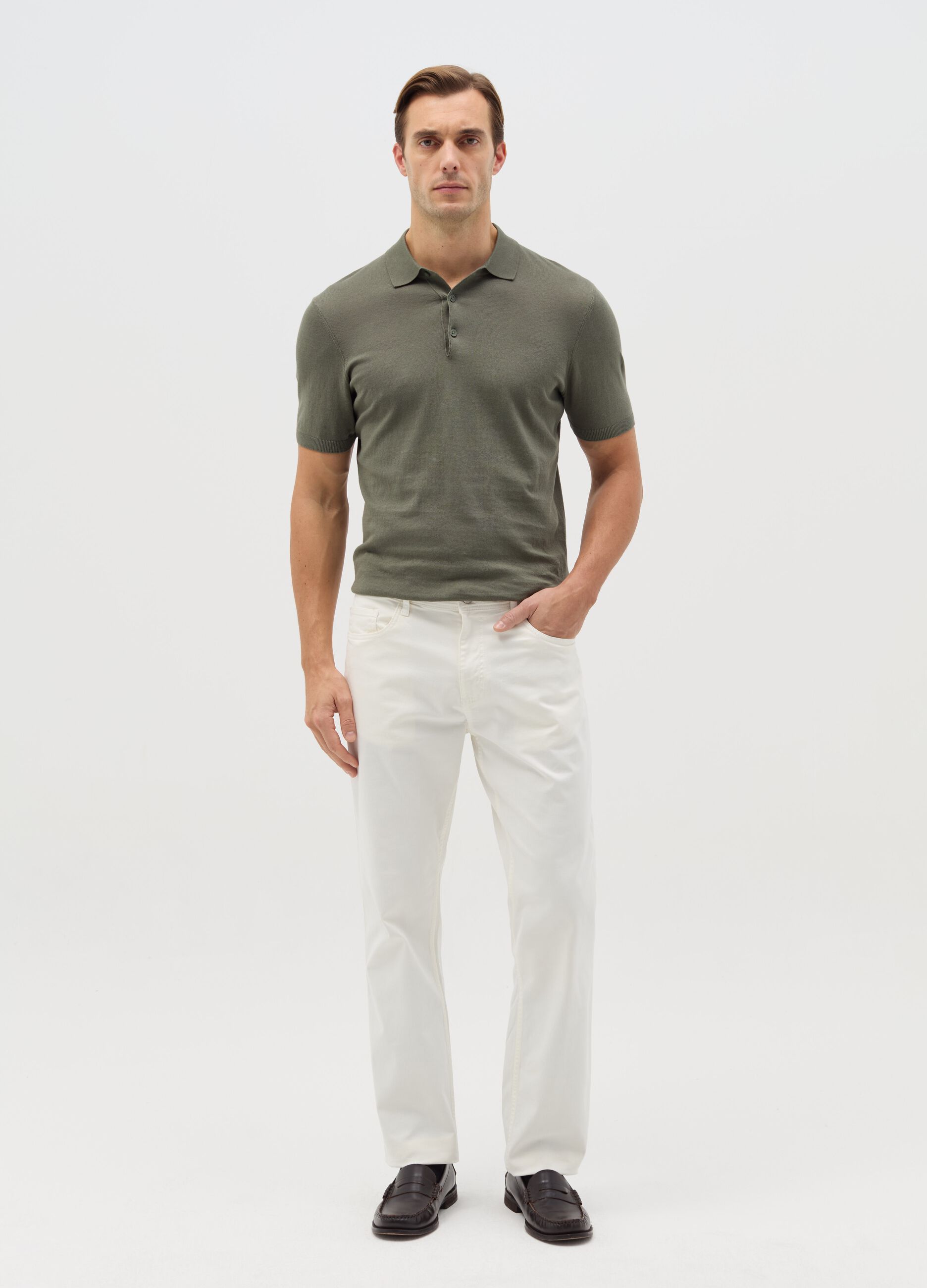 Regular-fit trousers with five pockets