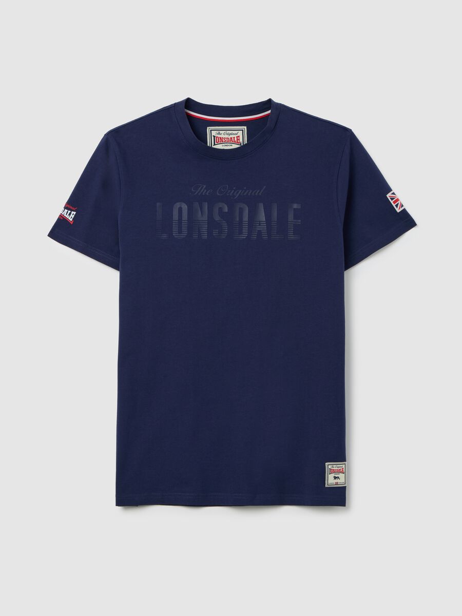 Lonsdale Blue Cotton Short Sleeve T-shirt_4