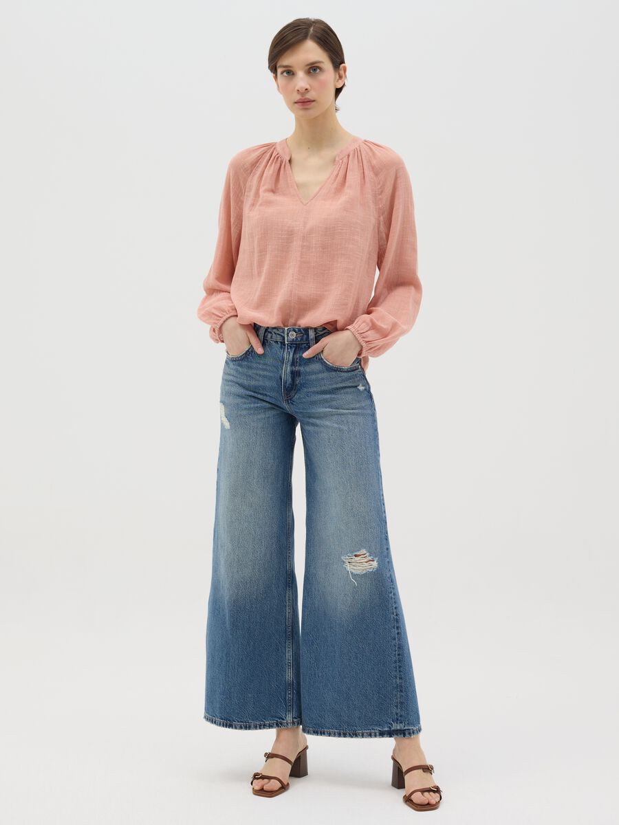Pink brushed blouse_1