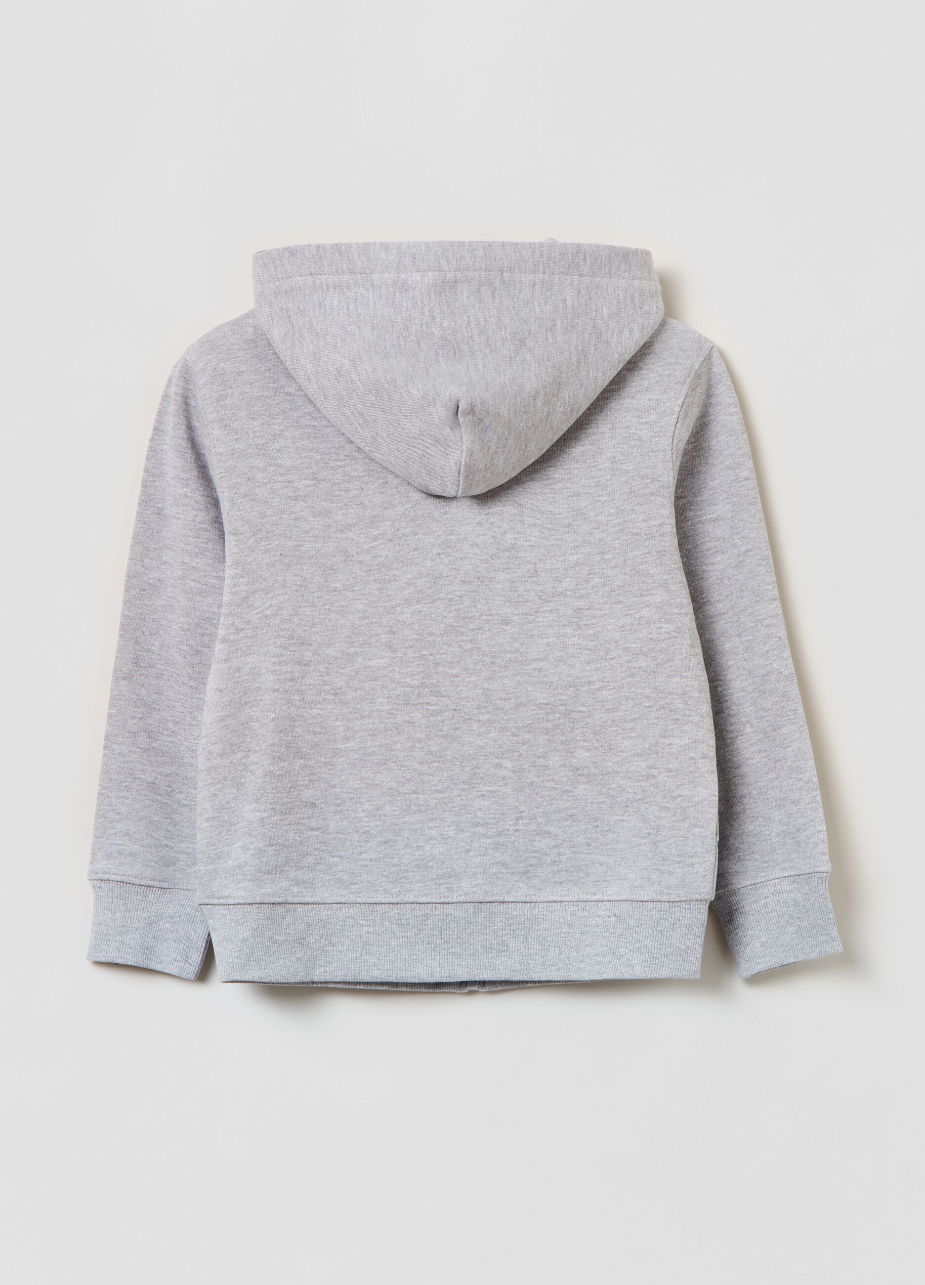 Full-zip in French Terry con cappuccio _1