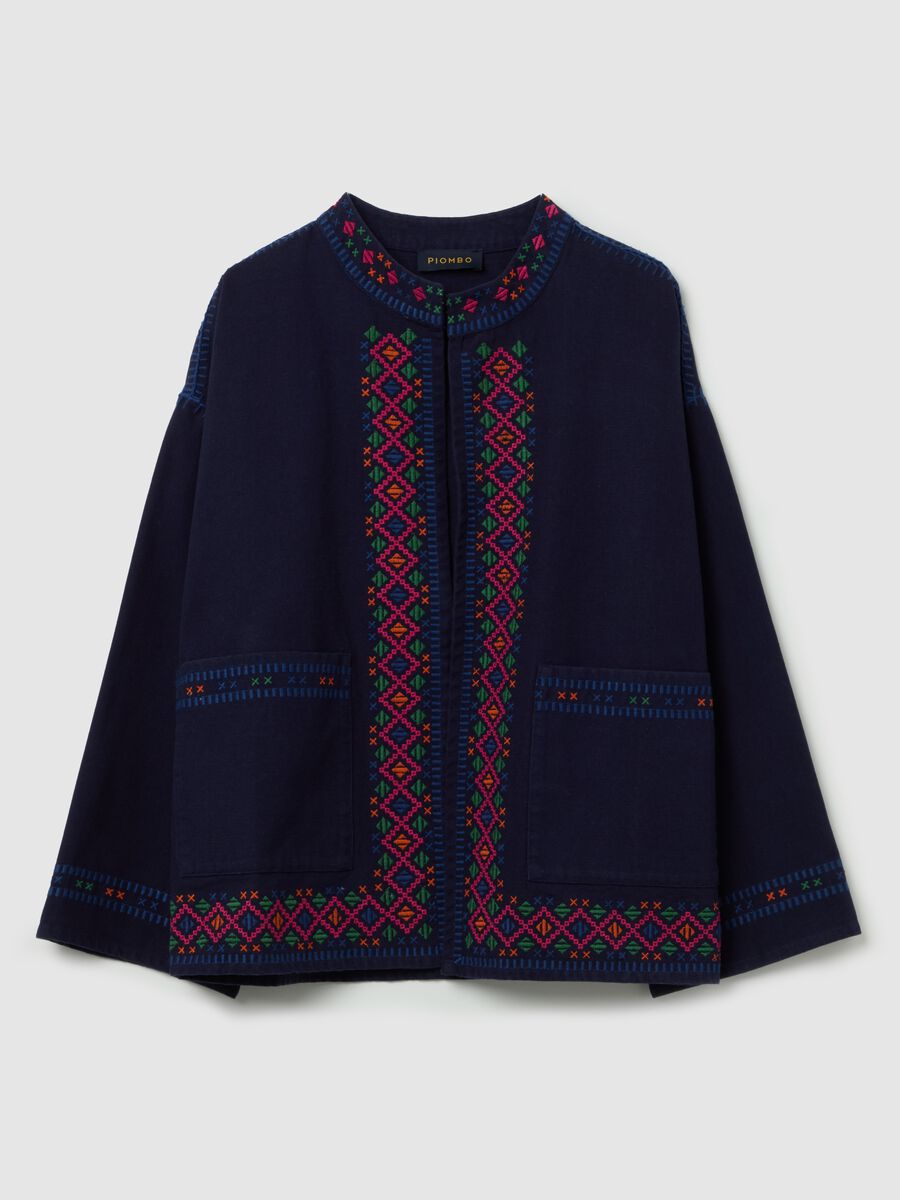 Kimono jacket with ethnic details_4