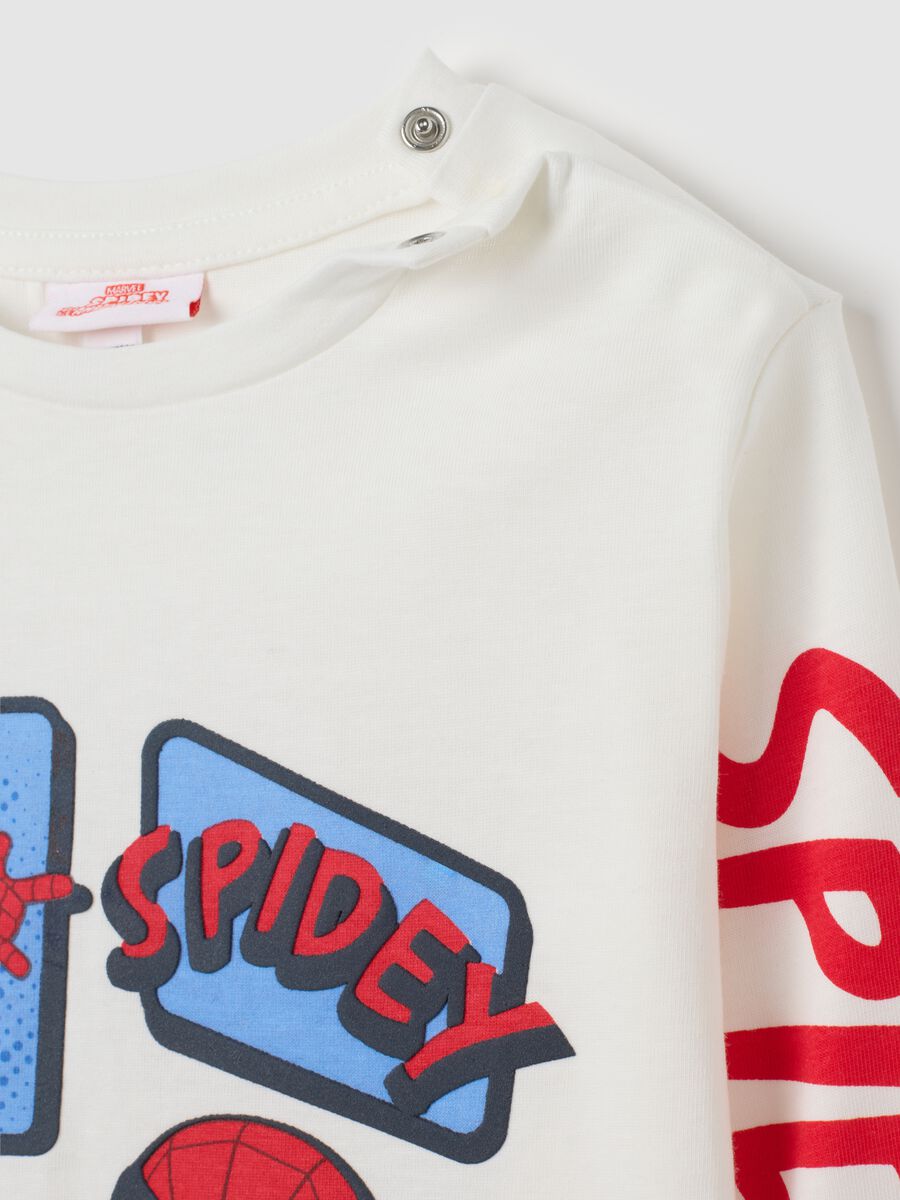 White pure cotton children's T-shirt regular fit_3
