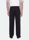 Black stretch-fabric parachute-fit trousers_2