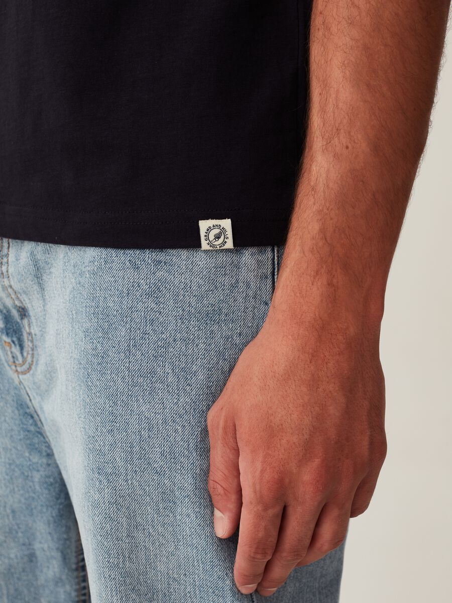 T-shirt in cotone con stampa_3